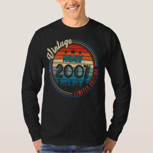 ヴィンテージ2007年5月15歳誕生日 Tシャツ