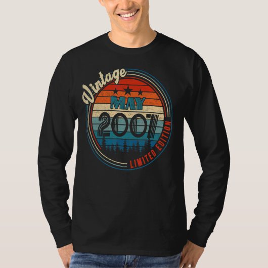 ヴィンテージ2007年5月15歳誕生日 Tシャツ (正面)