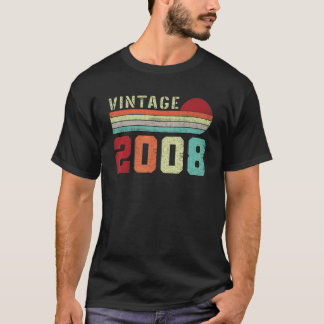 ヴィンテージ2008年14歳男の子と女の子14th Bir Tシャツ