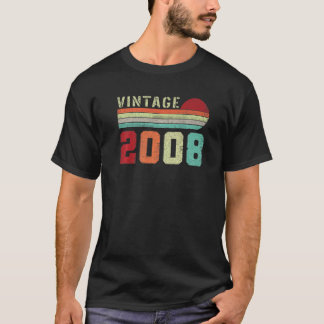 ヴィンテージ2008年14歳男の子と女の子14th Bir Tシャツ