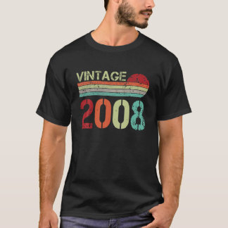 ヴィンテージ2008 14誕生日ギフト男性14年 Tシャツ
