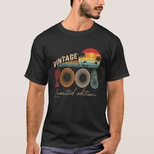 ヴィンテージ2008 Limited Edition 13th誕生日Decorat Tシャツ (正面)