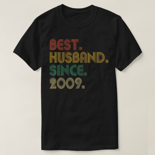 ヴィンテージ2009レトロ12結婚周年12日 Tシャツ (デザイン正面)