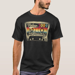 ヴィンテージ2009年2月14誕生日14歳 Tシャツ