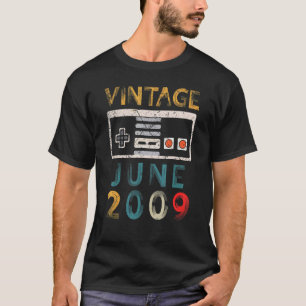 ヴィンテージ2009年6月13誕生日13歳ゲーマー Tシャツ