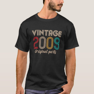 ヴィンテージ2009 13誕生日ギフトレトロ13年 Tシャツ