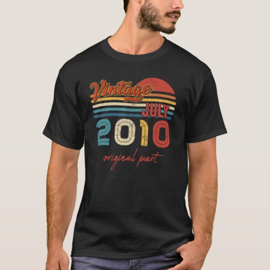 ヴィンテージ2010年7月オリジナルPart 12歳 Tシャツ (正面)