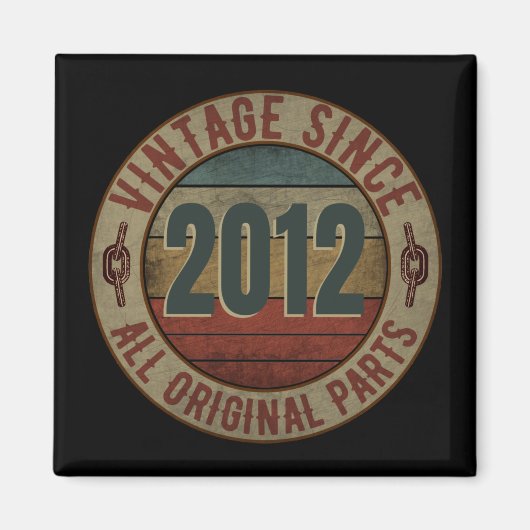 ヴィンテージ2012年以来すべてのオリジナル部品。 マグネット (正面)