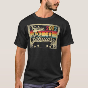 ヴィンテージ2012年2月11誕生日11歳 Tシャツ