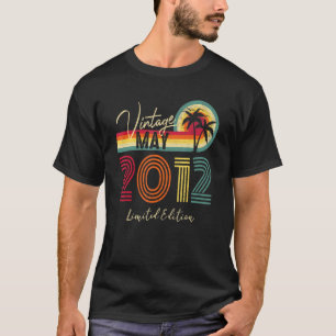 ヴィンテージ2012年5月10誕生日10歳 Tシャツ