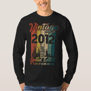 ヴィンテージ2012 10誕生日10年Wesoo Tシャツ