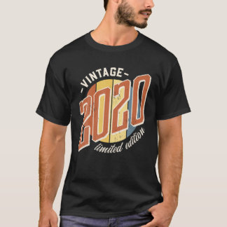 ヴィンテージ2020誕生年限定版2年制 Tシャツ
