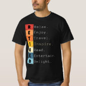 ヴィンテージ2025年退職したおもしろい退職 Tシャツ (正面)