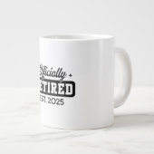 ヴィンテージ2025退職した年退職おもしろい ジャンボコーヒーマグカップ (正面右)