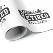 ヴィンテージ2025退職した年退職おもしろい ラッピングペーパー (ロールコーナー)