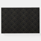 ヴィンテージ20s金ゴールドブラック素晴らしギャツビー ゲストブック (裏面)