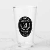 ヴィンテージ21歳の誕生日 タンブラーグラス (正面)