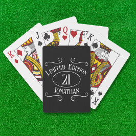 ヴィンテージ21歳の誕生日Limited Edition トランプ