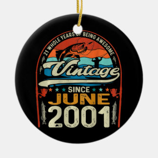 ヴィンテージ21歳2001年6月21歳 セラミックオーナメント