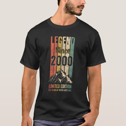 ヴィンテージ23誕生日凡例2000年以降 Tシャツ (正面)