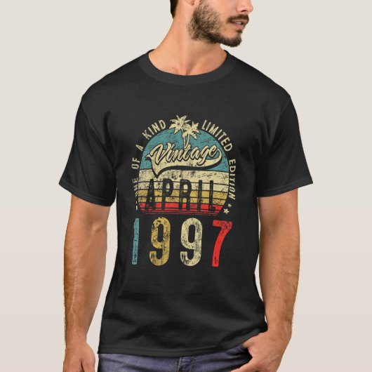ヴィンテージ25歳1997年4月デコレーション25Th B Tシャツ (正面)