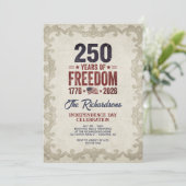 ヴィンテージ250周年独立記念日 招待状 (スタンド正面)