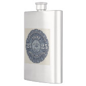 ヴィンテージ25cビール収入印紙プレミアムフラスコ フラスク (左)