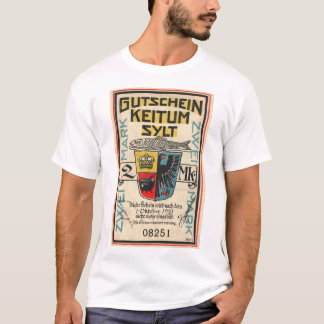 ヴィンテージ2 Mark Notgeld Keitum (Sylt) Tシャツ
