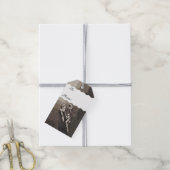 ヴィンテージ3ハロウィンウィッチズ飛んでいるブルーム ギフトタグ (より糸付き)