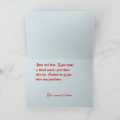 ヴィンテージ3匹のかわいい子ネコ、カスタムなりんごのバスケット カード (内部)