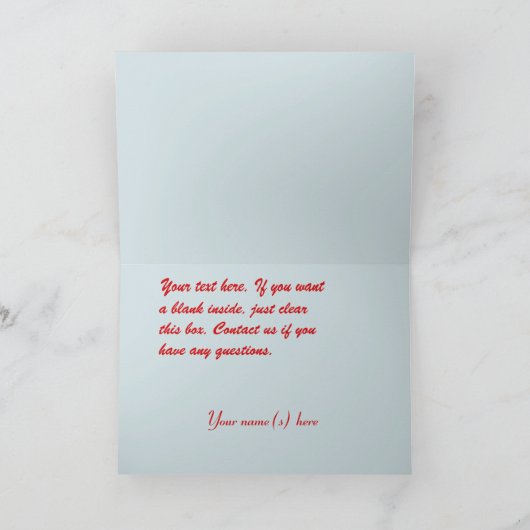 ヴィンテージ3匹のかわいい子ネコ、カスタムなりんごのバスケット カード (内部)