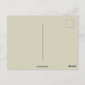 ヴィンテージ3小妖精や小人とプラムプリンのクリスマス ポストカード (裏面)