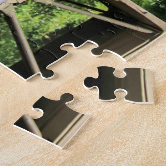 ヴィンテージ30の口径の機関銃および布ベルト ジグソーパズル (側面)