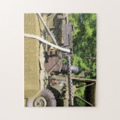 ヴィンテージ30の口径の機関銃および布ベルト ジグソーパズル (縦)