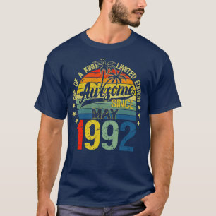 ヴィンテージ30歳1992年5月デコレーション30Bir Tシャツ