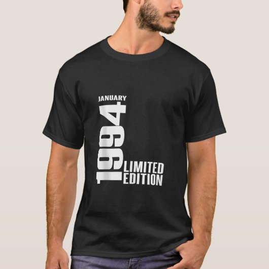 ヴィンテージ30誕生日I限定版1994年1月 Tシャツ (正面)