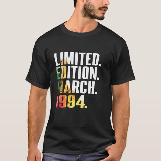 ヴィンテージ30誕生日I限定版1994年3月L Tシャツ (正面)