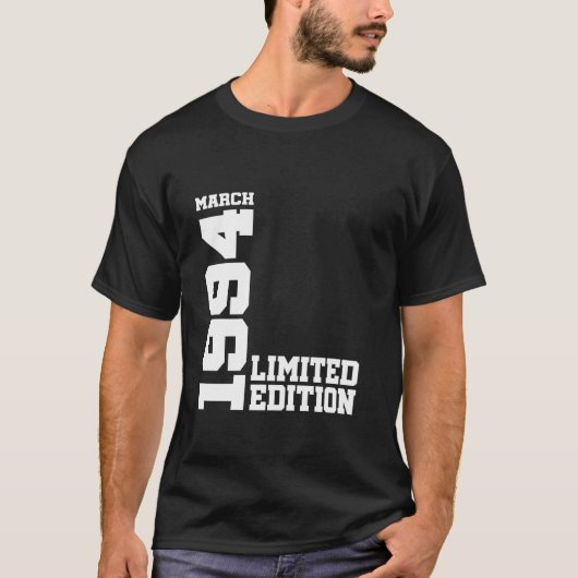 ヴィンテージ30誕生日I限定版1994年3月L Tシャツ (正面)