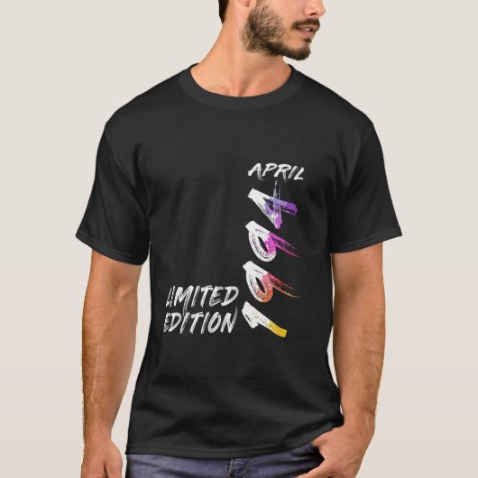ヴィンテージ30誕生日I限定版1994年4月L Tシャツ (正面)