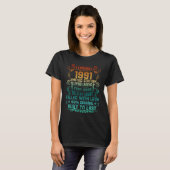 ヴィンテージ32歳1991年2月32誕生日 Tシャツ (正面フル)