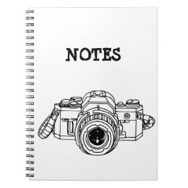ヴィンテージ35mm SLRのティー ノートブック