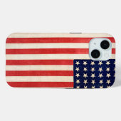 ヴィンテージ36つ星アメリカ国旗 Case-Mate iPhoneケース (裏面 (横))