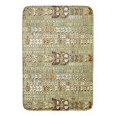 ヴィンテージ374カ月ニューギニア バスマット (正面縦)