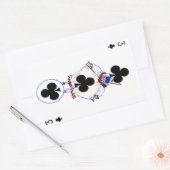 ヴィンテージ3 of Clubsシール 長方形シール (封筒)