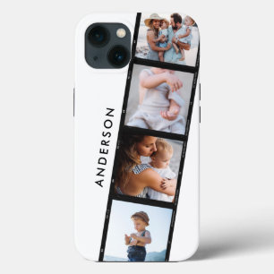 ヴィンテージ4フォトコラージュタイポグラフィ モダン iPhone 13ケース