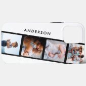 ヴィンテージ4フォトコラージュモダンタイポグラフィCase-Mat Case-Mate iPhoneケース (裏面 (横))