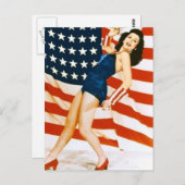 ヴィンテージ4日(7月ピンナップ) ポストカード (正面/裏面)