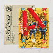 ヴィンテージ4日（7月） ポストカード (正面/裏面)