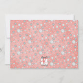 ヴィンテージ40と素晴らしい任意の数の誕生日 招待状 (裏面)