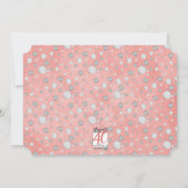 ヴィンテージ40と素晴らしい任意の数の誕生日 招待状 (裏面)